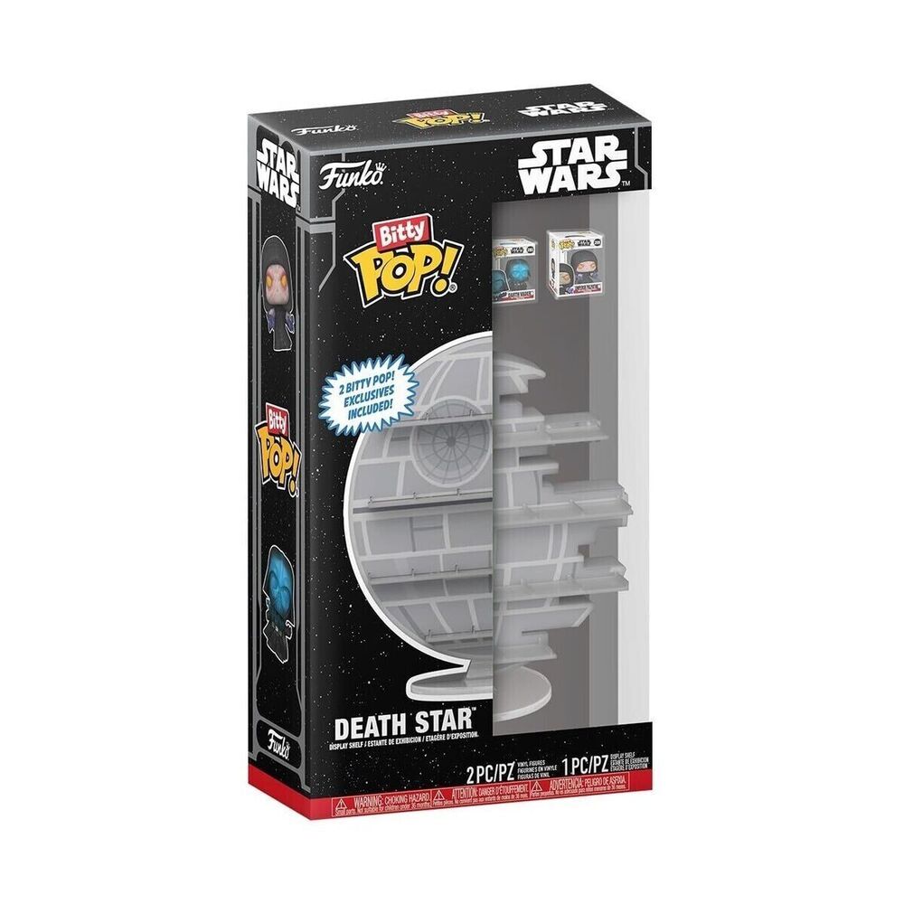 Funko Bitty POP! Display: Star Wars Death Star Emperor Palpatine & Darth Vader
